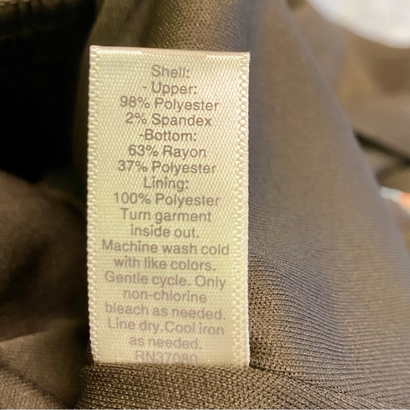 Cato Crochet Top Maxi Dress 👗 Sz L Brown Green & Pink NWOT - Picture 8 of 8